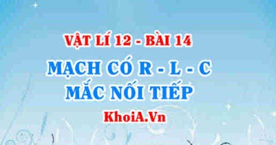 Định luật Ôm cho mạch RLC mắc nối tiếp, Công thức tính tổng trở, Cộng hưởng điện là gì, xảy ra khi nào? - Vật lí 12 bài 14